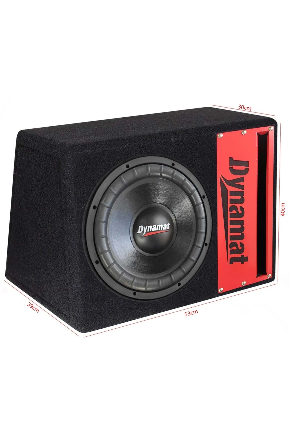 DYNAMAT RK430 Oto Bass Kabinli 30cm Çift Bobin 1000 Watt (400 Rms)