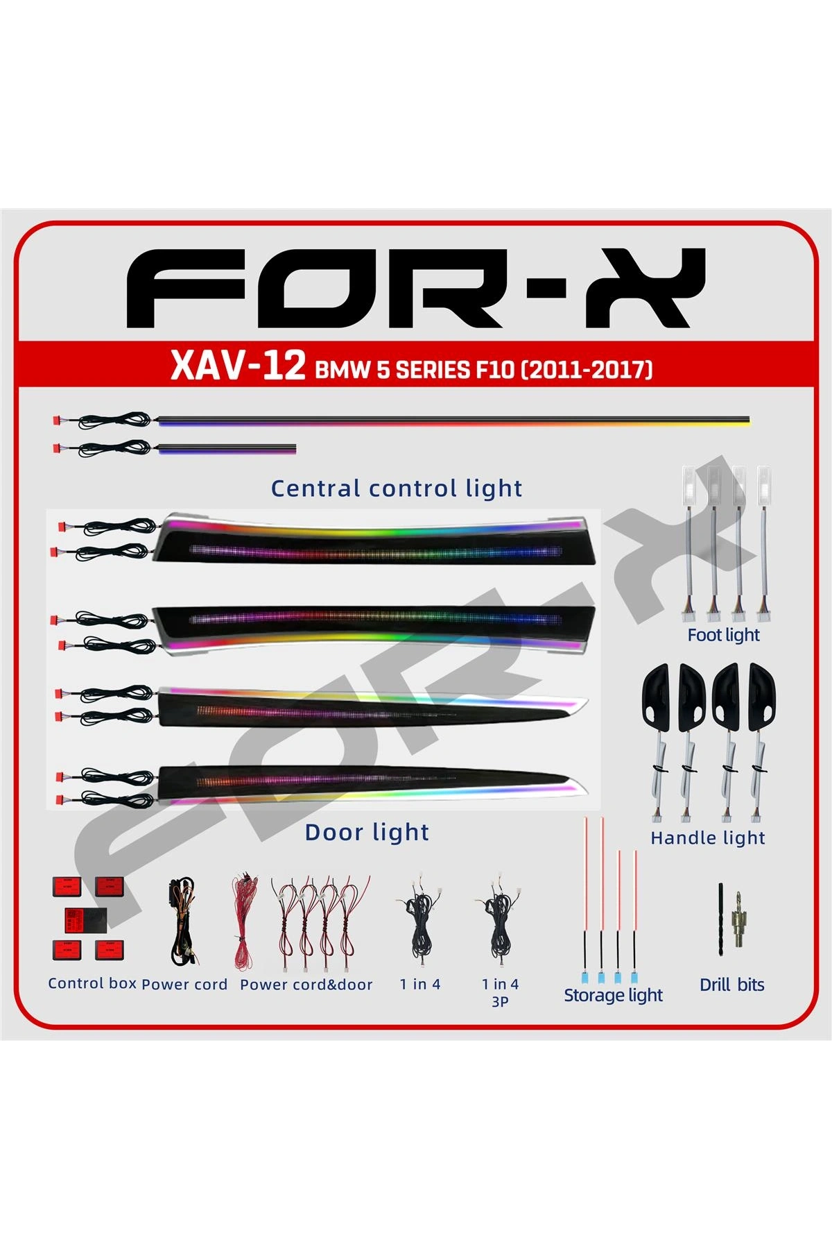 FOR-X BMW 5 SERIES F10 (2011-2017)  XAV-12