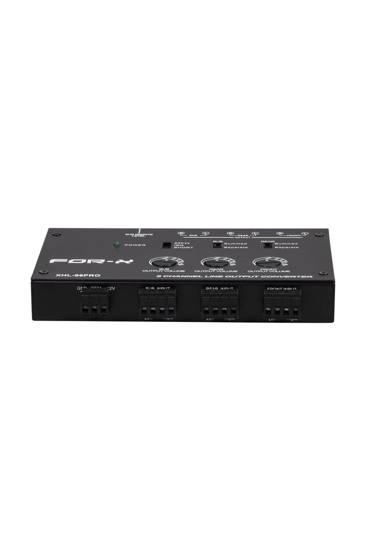 FORX XHL-66PRO 3CH HI TO LOW 6 Channel Line Output Converter DECK