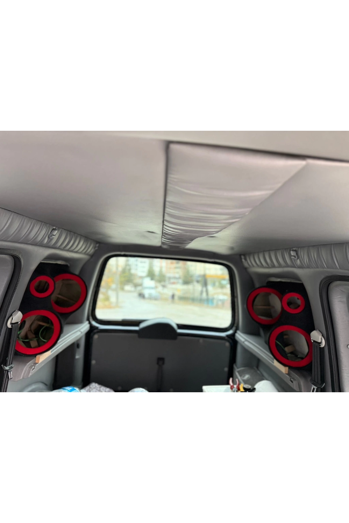 Volkswagen Caddy Kelebek Cam 2 Takım Kırmızı Halkalı Pandizot
