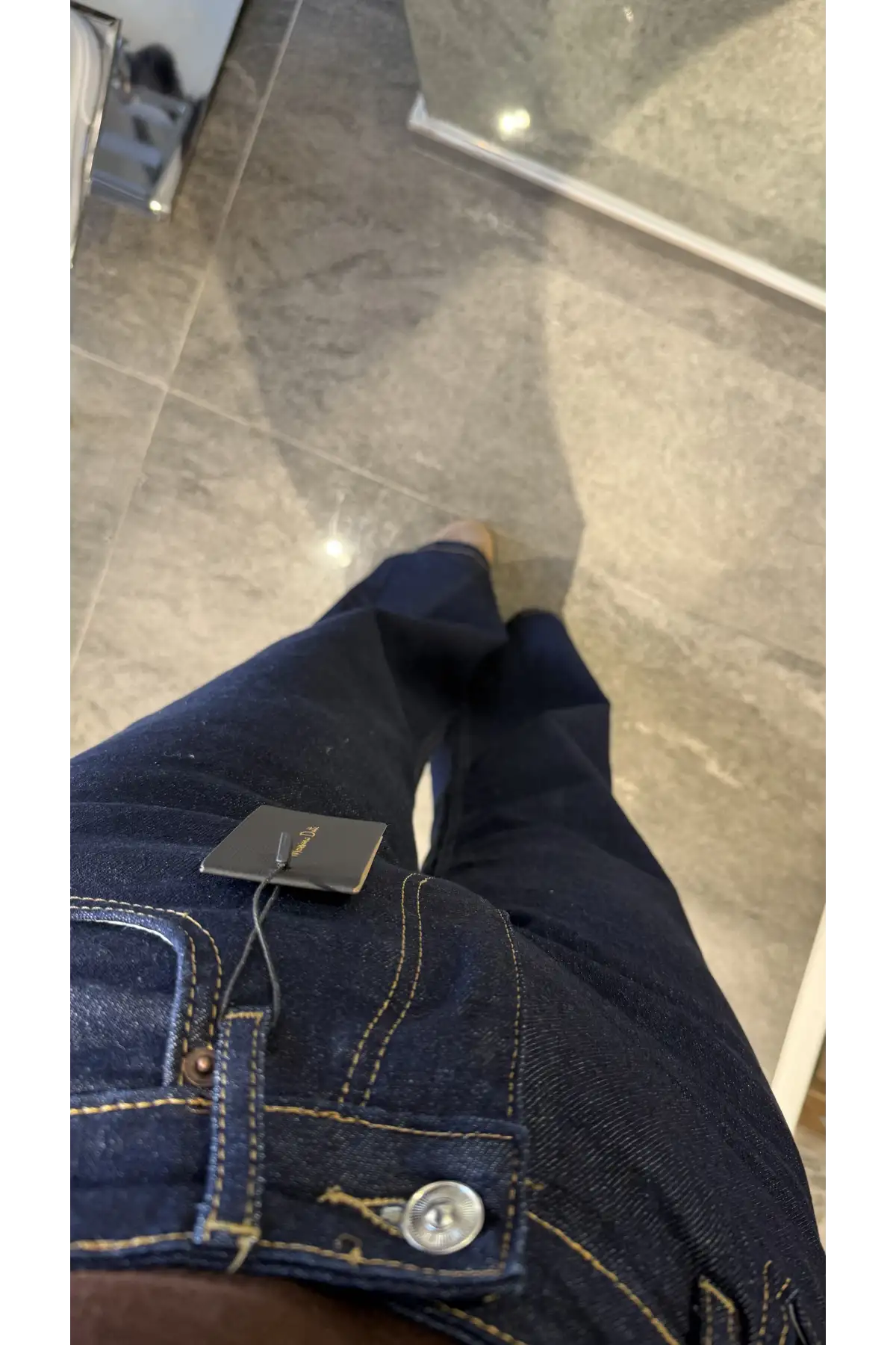 Lacivert Straight Jean