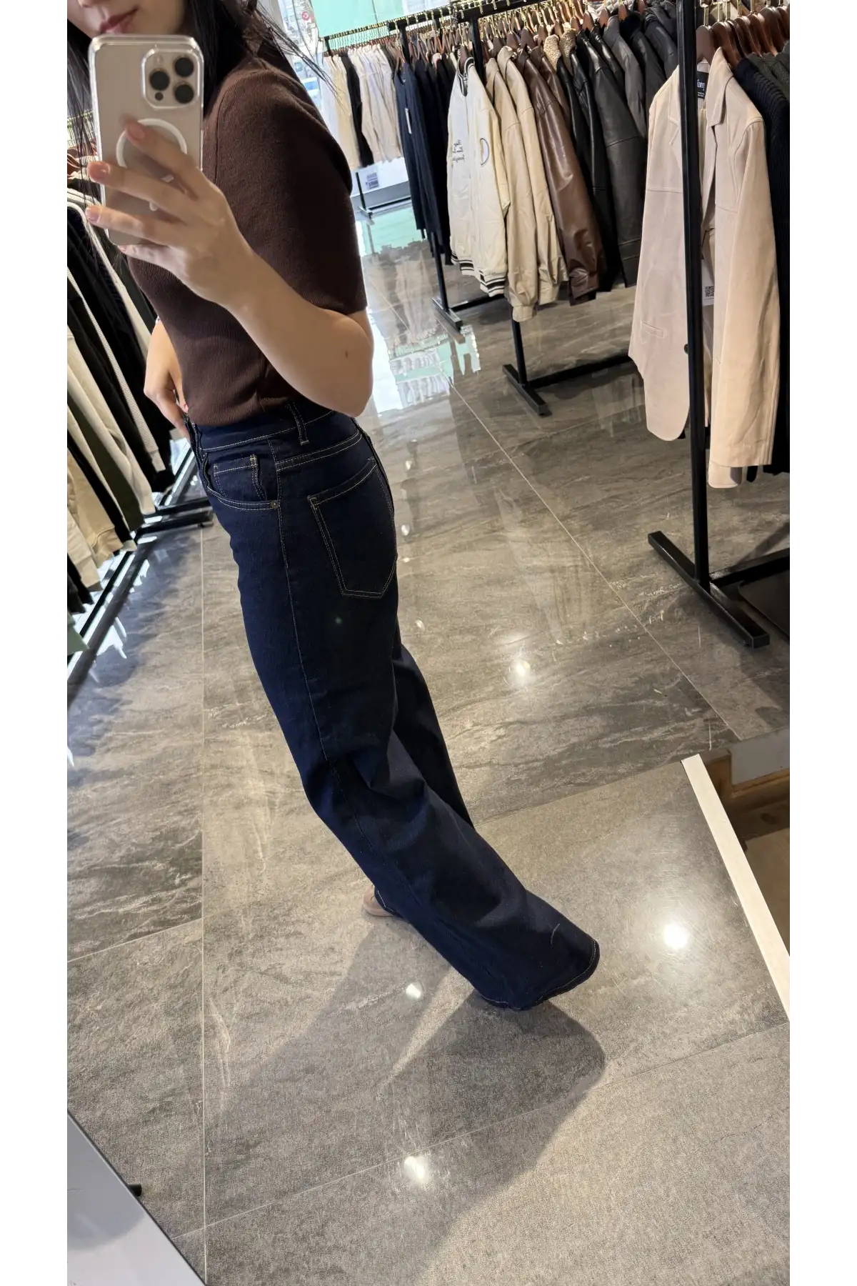 Lacivert Straight Jean