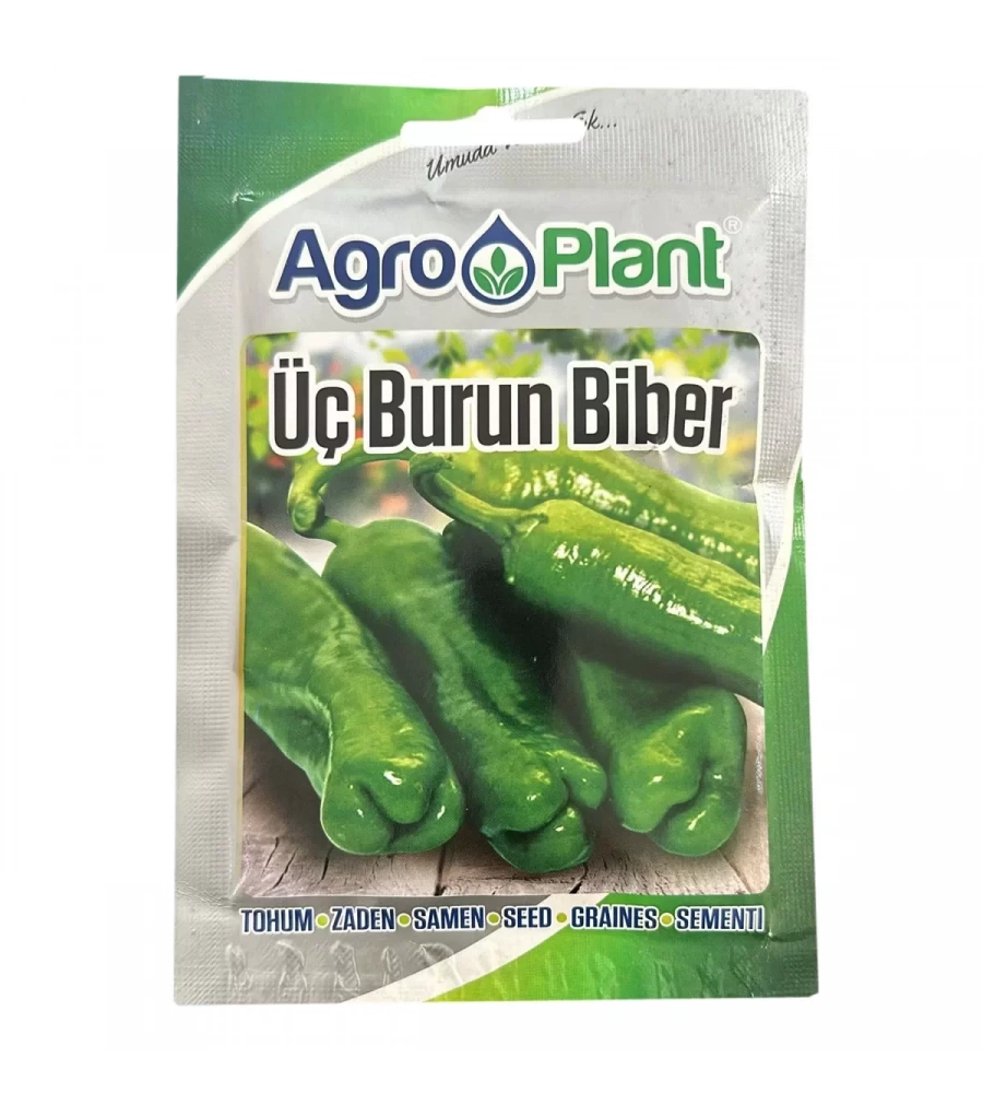 Agroplant Üç Burun Biber Tohumu 25Gr Paket