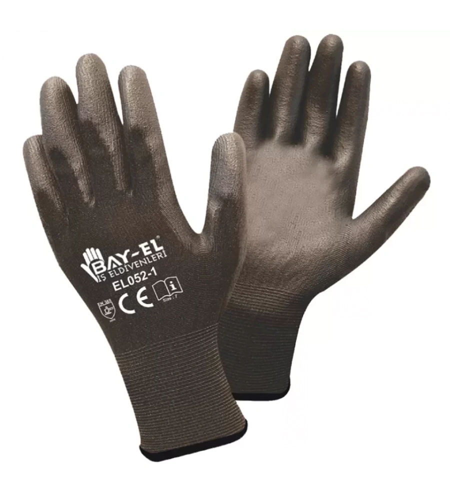 Bay-El Pu Extra Siyah Eldiven El126 7 Numara