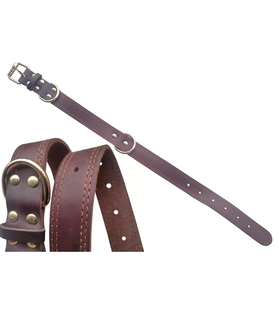 Deri Köpek Boyun Tasması 59X3Cm H010-1-M