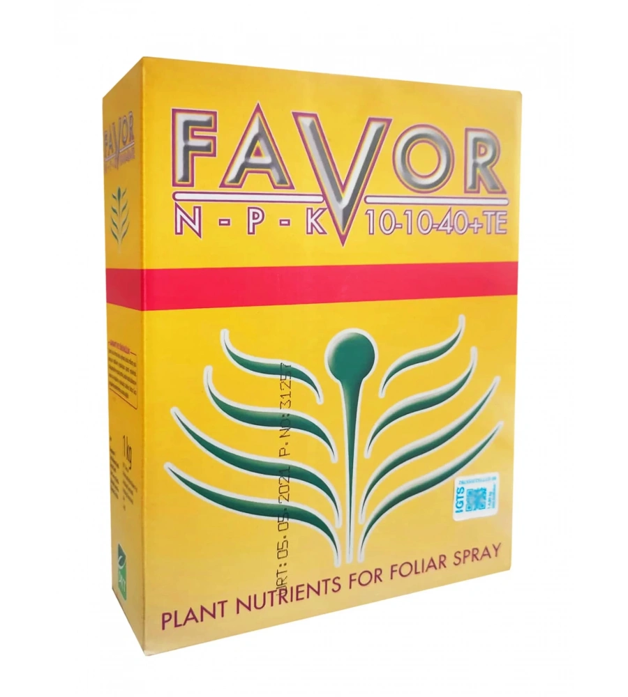 Dr Tarsa Favor Npk 10-10-40+Te Npk Harmanlanmış Yaprak Gübresi 1Kg