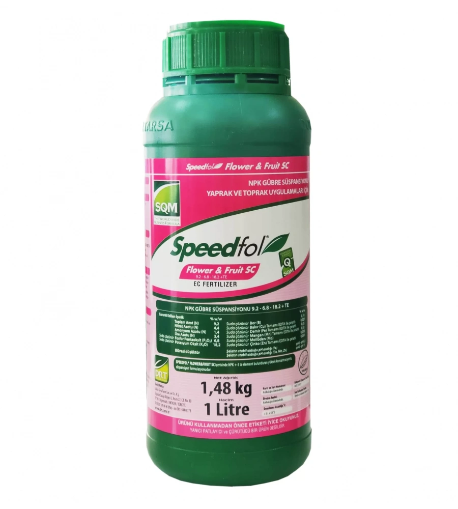 Dr Tarsa Speedfol Flower&Fruit 1Lt Npk Gübre Süspansiyonu