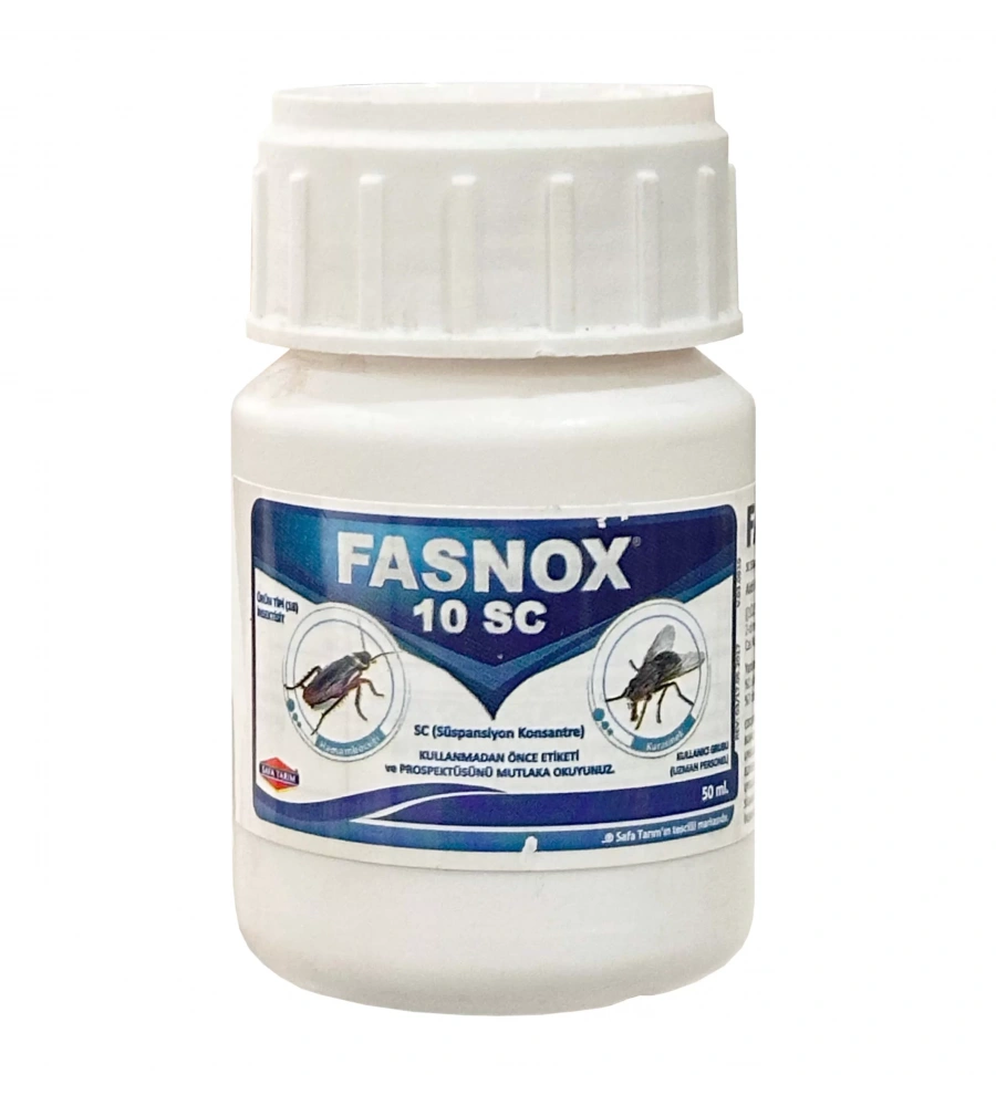 Fasnox 10 SC Kokusuz Haşere Öldürücü Karasinek Hamam Böceği Haşere İlacı 50 ml