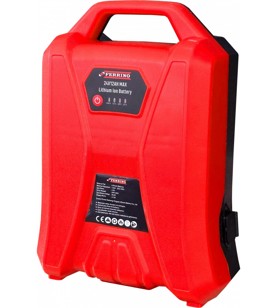 Ferrino 24V 12AH Lithium Batarya Çay Toplama Makinesi Uyumlu