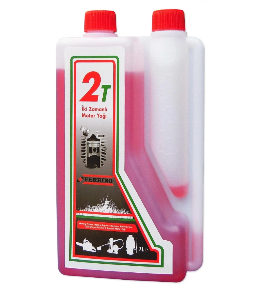 Ferrino 2T İki Zamanlı Motor Yağ 1Lt Ölçekli Motorlu Testere Tırpan İlaçlama Benzin Yağı
