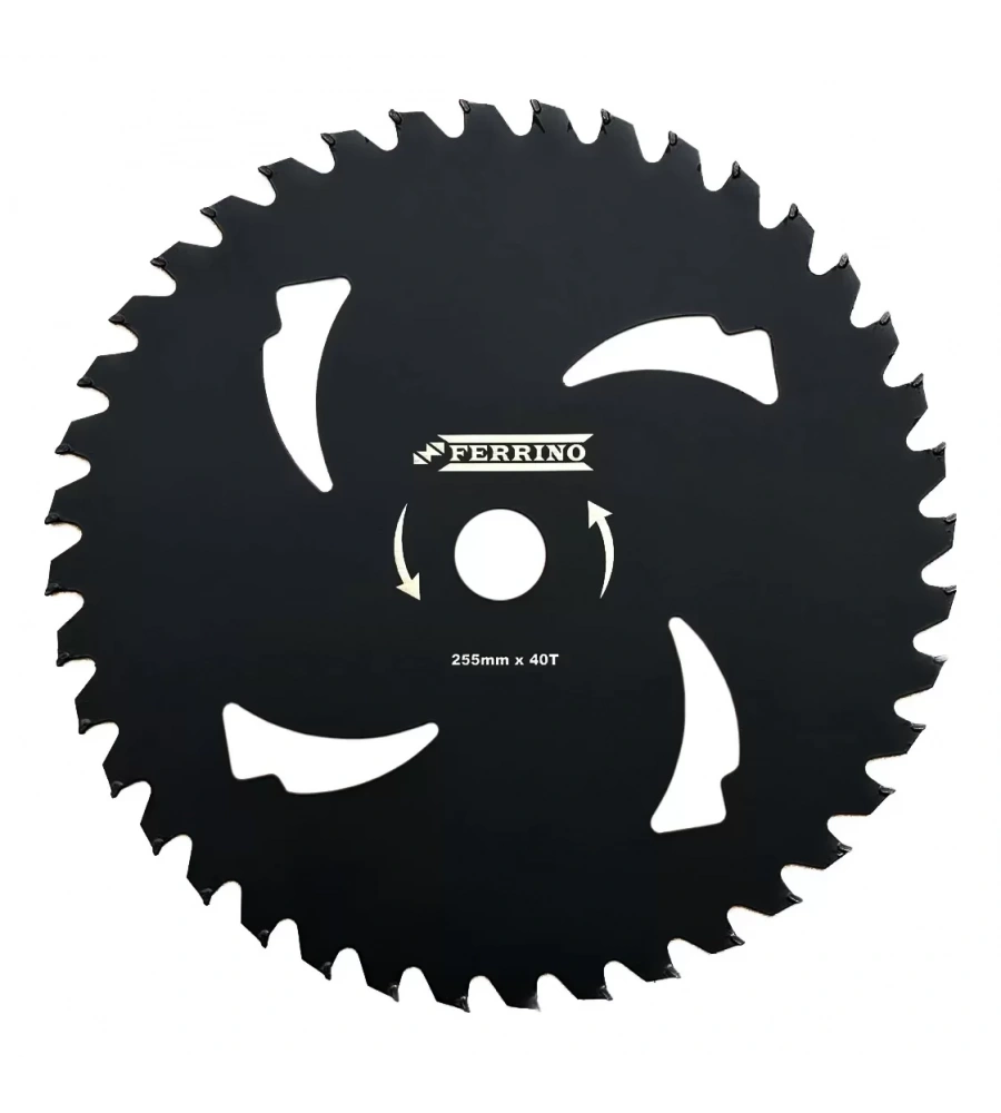 Ferrino Motorlu Tırpan 4D Daire Elmas Bıçak Testere 255Mm Siyah Yıldırım Model