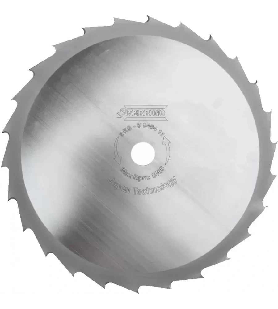 Ferrino Motorlu Tırpan Japon Bıçak Daire Testere 255Mm Deliksiz Gri