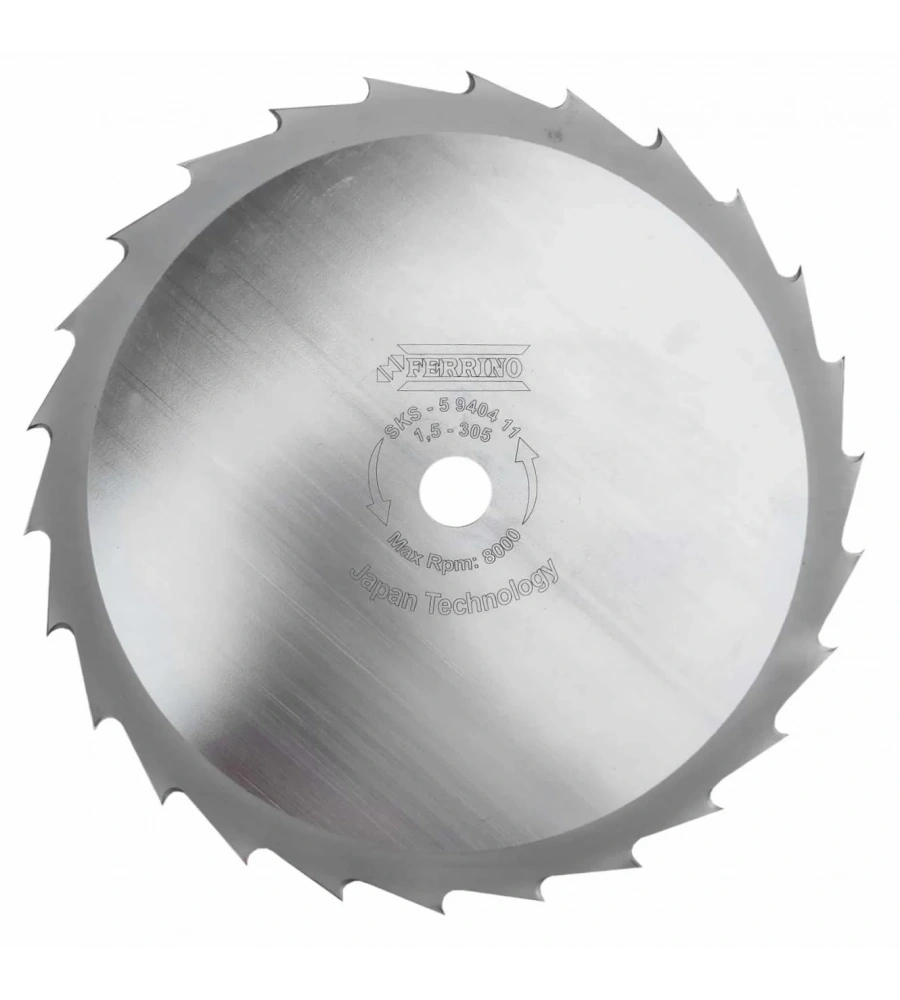 Ferrino Motorlu Tırpan Japon Bıçak Daire Testere 305Mm Deliksiz Gri