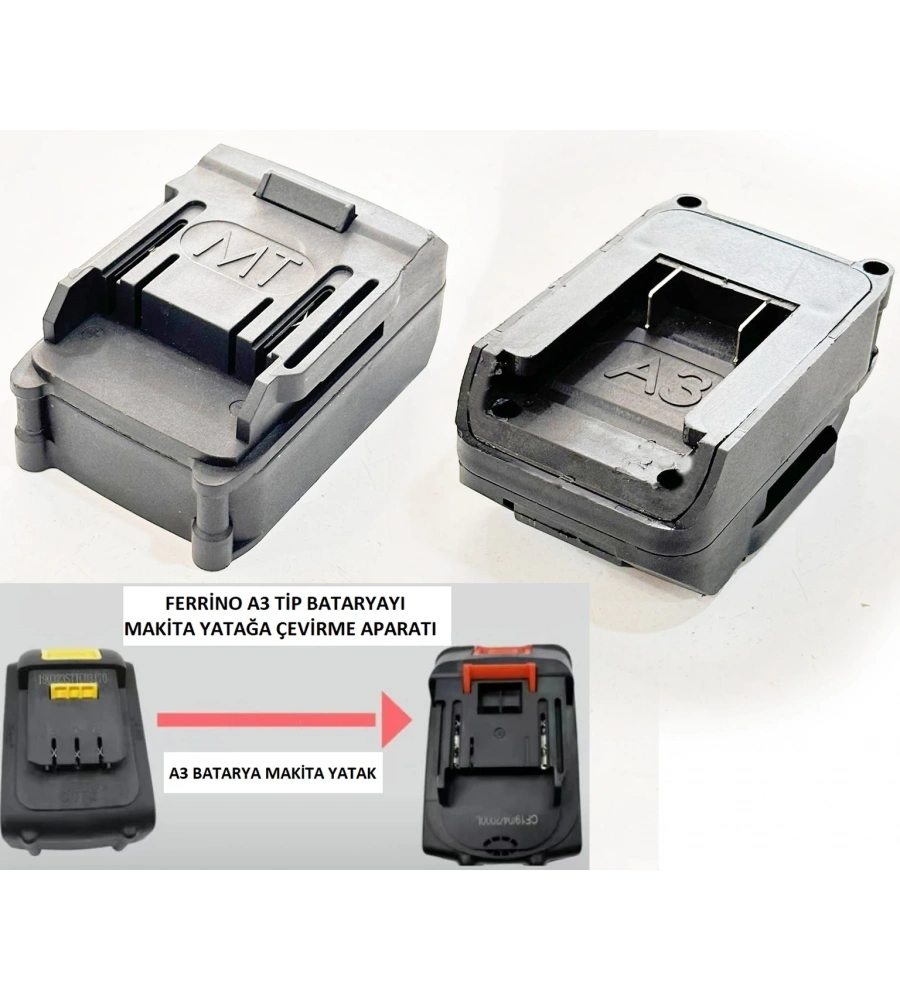 Ferrino Tip Bataryayı Makita Tip Bataryaya Çevirme Aparatı