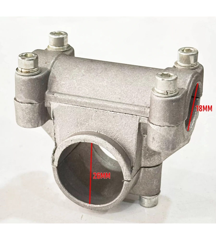 Ferrino Yan Tip Motorlu Tırpan Gidon Bağlantısı 26mm-18mm Palmera Solax PRC