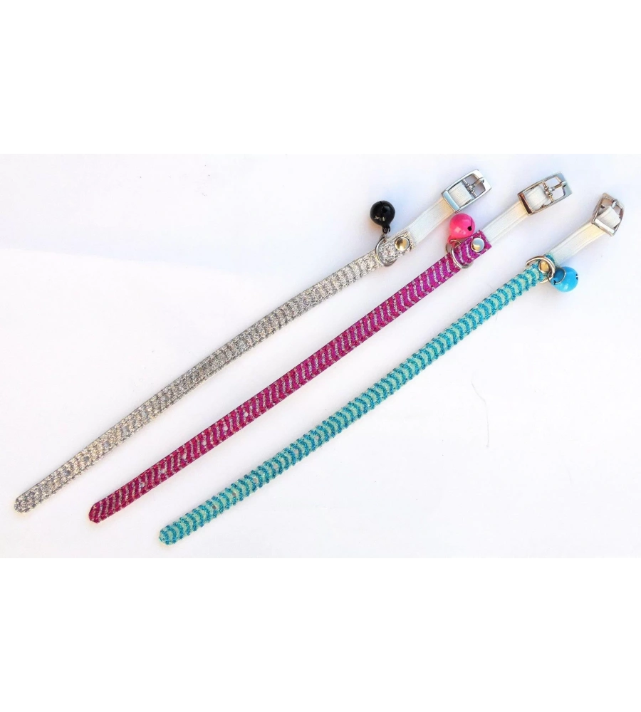 Kedi Boyun Tasması Simli Zilli Tasma Hrb-004