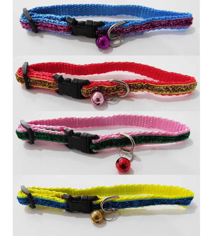 Kedi Çok Renkli Zilli Tasma Hrb-019