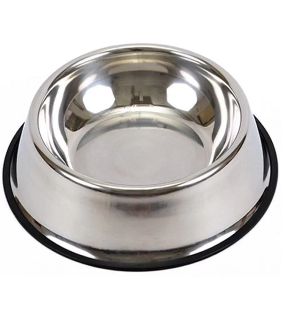 Kedi Köpek Çelik Mama Su Kabı Kaydırmaz Tabanlı Hb1023