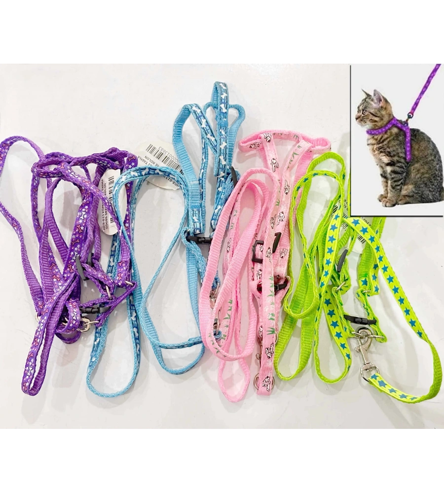 Köpek Kedi Göğüs Tasması Uzatma Kayışlı Gezdirme Tasma Hrb-013