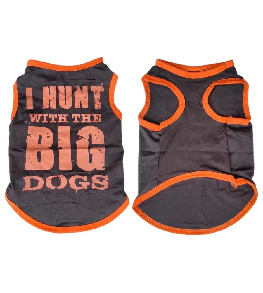 Köpek Kolsuz Atlet Tshirt Elbise Kıyafet Big Dogs Hb1065