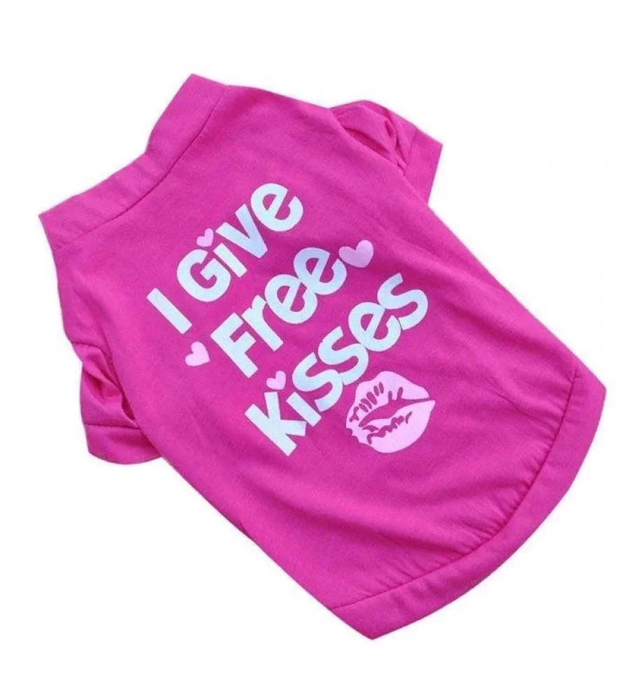 Küçük Ve Orta Irk Köpek Ve Kedi İçin Yazılı Tshirt Penye Hb1067