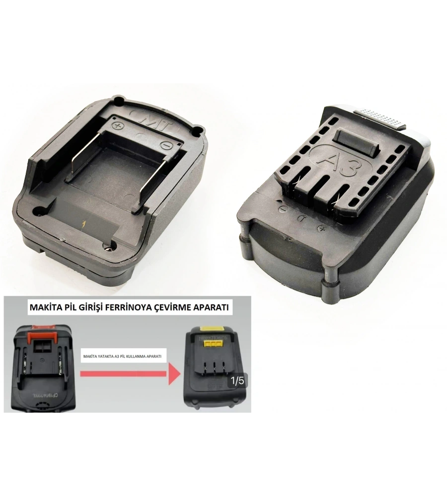 Makita Pil Girişini Ferrino Pil Girişine Çevirme Aparatı