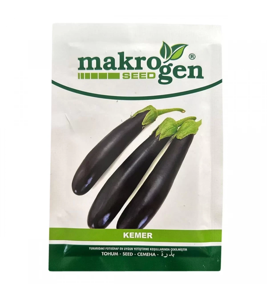 Makrogen Kemer Patlıcan Tohumu 25Gr Paket