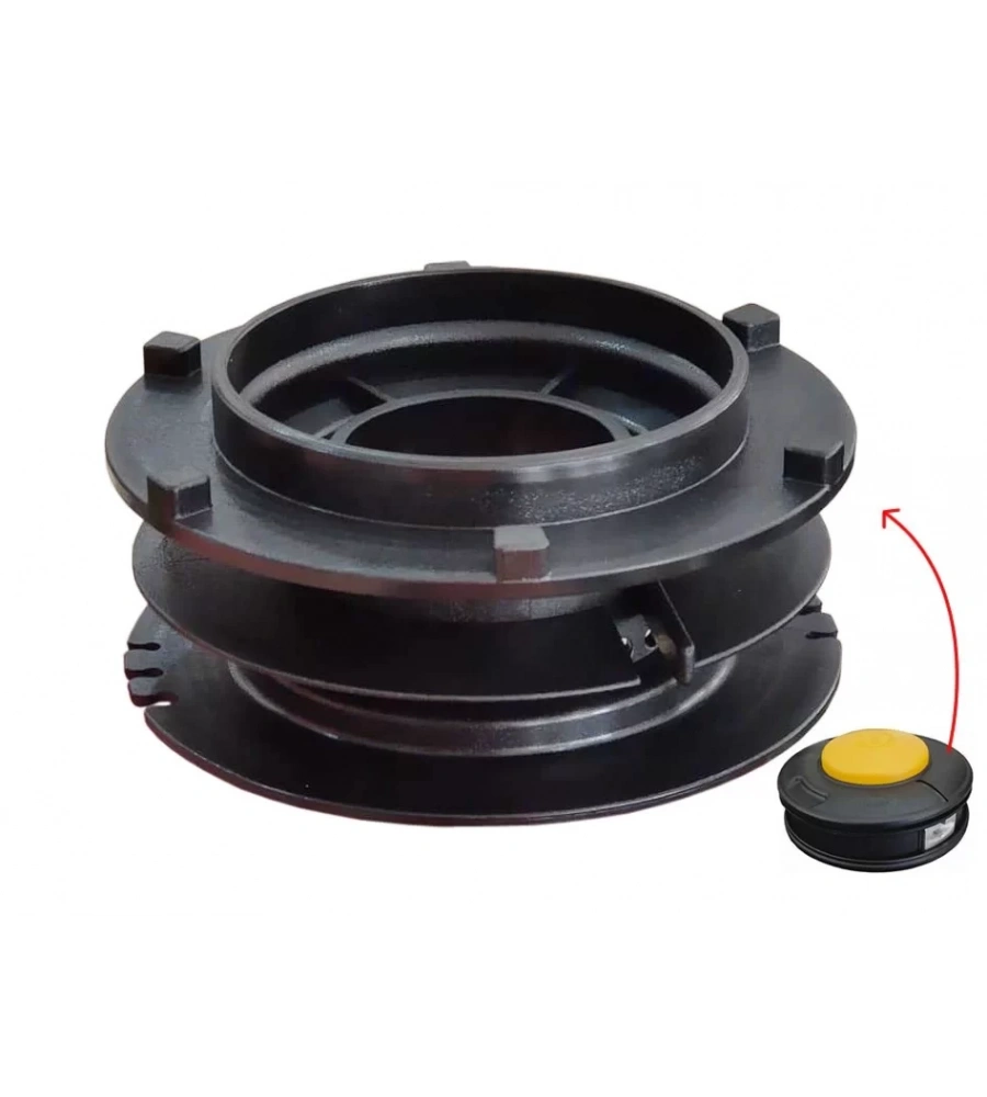 Motorlu Tırpan Sarı Nallı Otomatik Başlık Misina Sarma Iç Makara