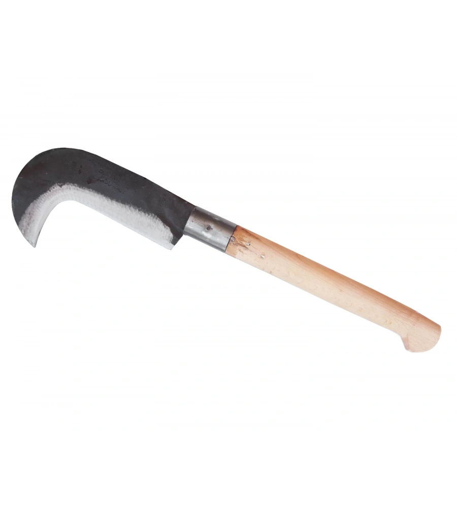 Orak Dövme Çelik El Yapımı Ahşap Saplı Orak Diken Çalı Kesme