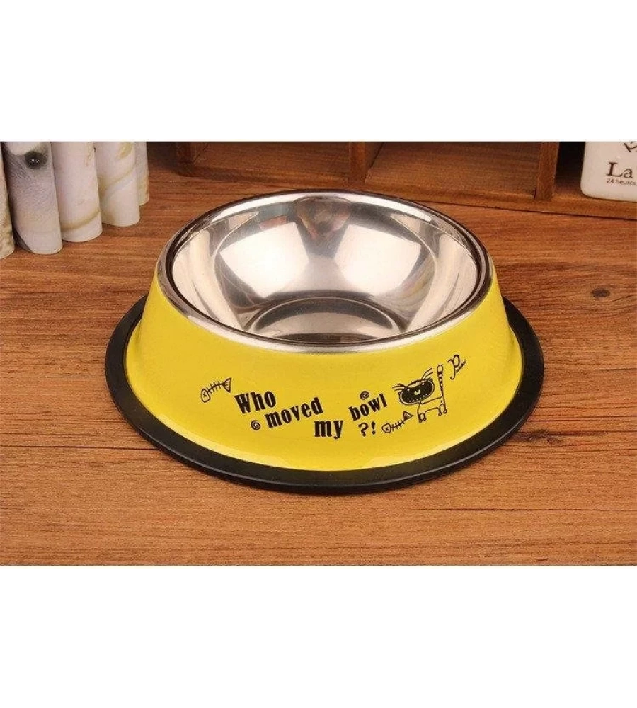 Pet Hb1027 Çelik Mama Kabı Kaymaz Taban 30 Cm