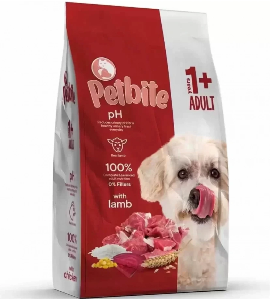 Petbite Yetişkin Kuzulu Köpek Maması 3 Kg