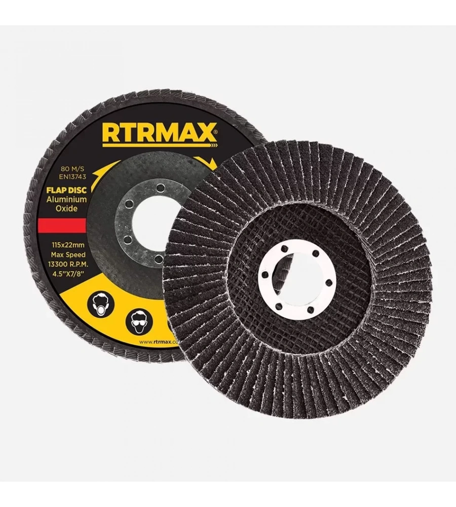 Rtrmax Alüminyum Oksit Flap Disk 115Mm 40