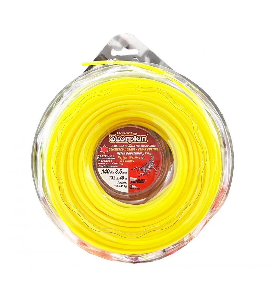 Scorpion Motorlu Tırpan Misinası 3.50Mm 40M 6 Köşe