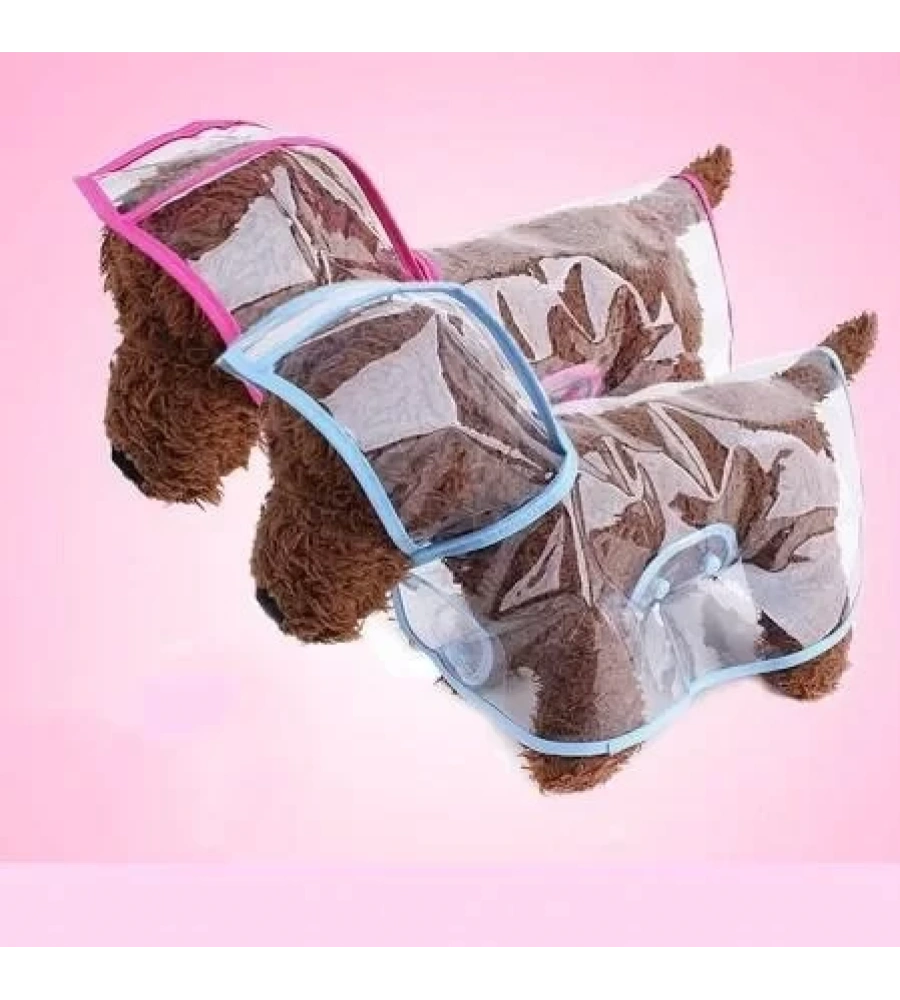 Şeffaf Köpek Yağmurluğu Hb1081