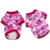 Kedi Köpek Elbisesi Kamuflaj Tshirth Giysi Kıyafet Hb1077