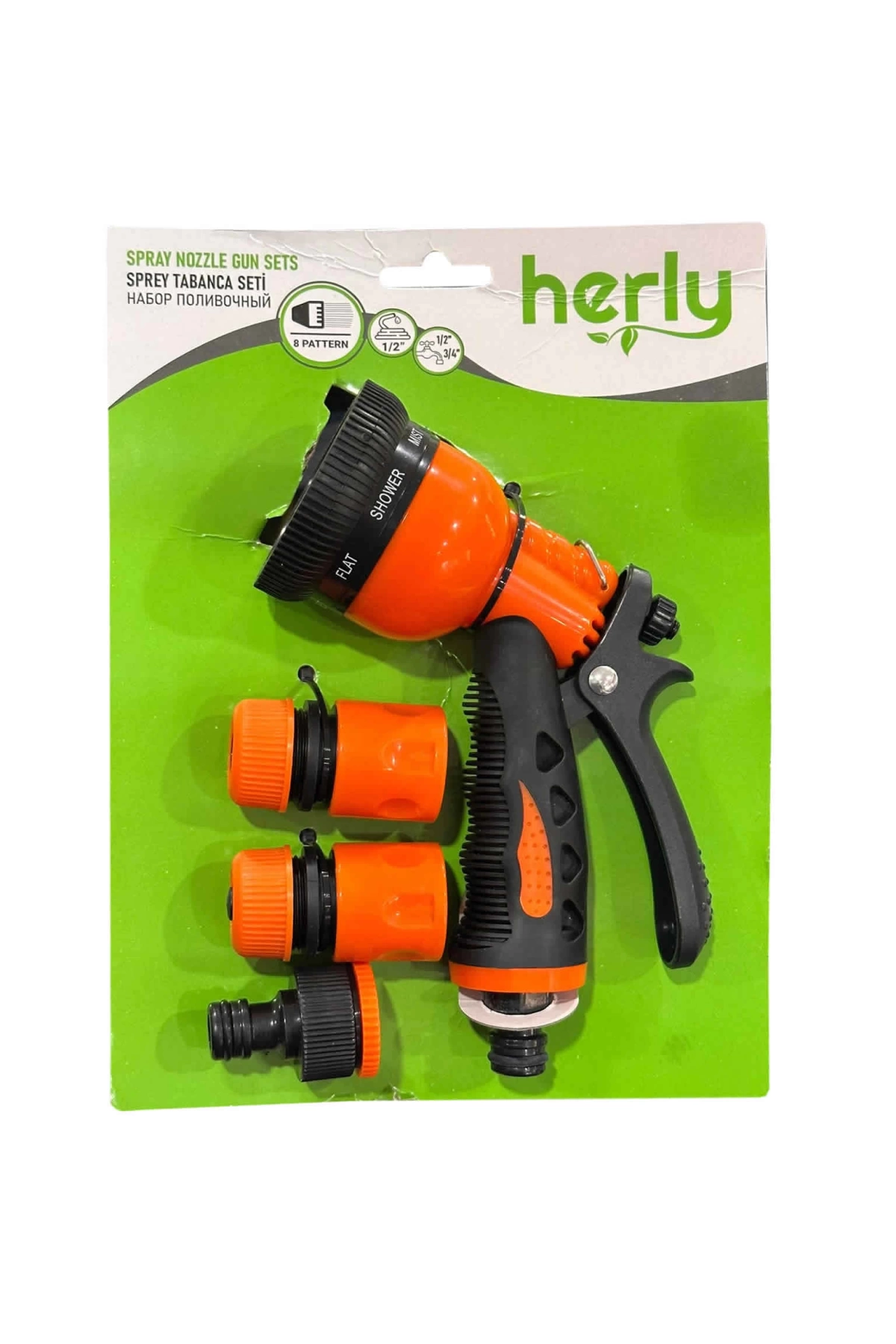 Herly HL1202 Sulama Sprey Tabanca Seti 8 Fonksiyonlu