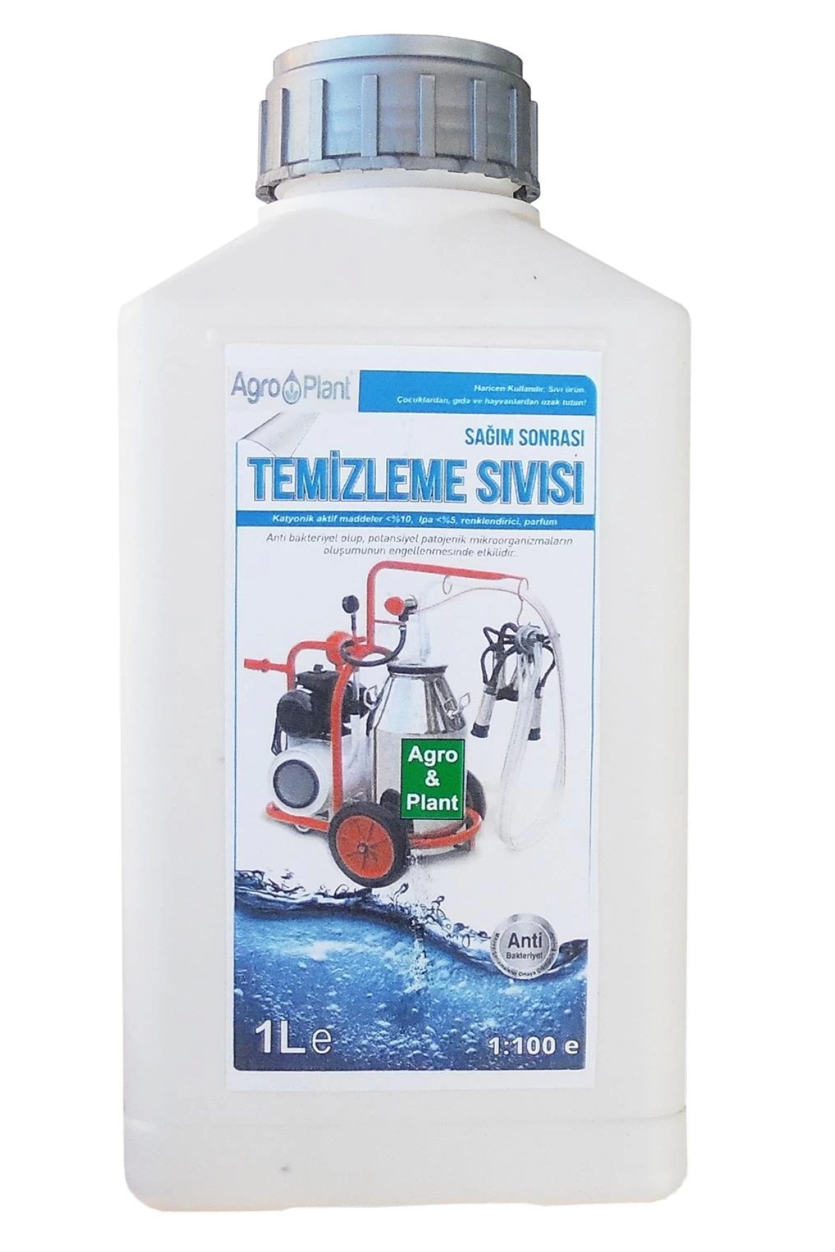 Agro Plant Süt Sağım Makinesi Sağım Sonrası Temizleme Sıvısı Dezenfektan 1lt