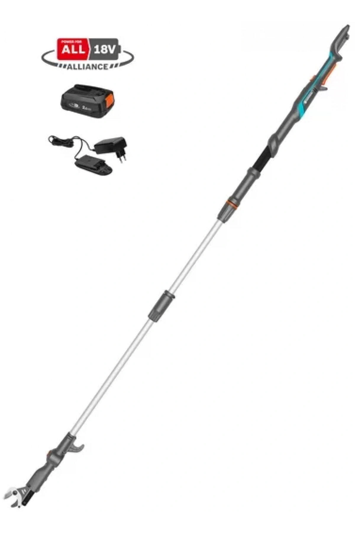 Akülü Teleskopik Yüksek Dal Makası HighCut 250/18V P4A Set