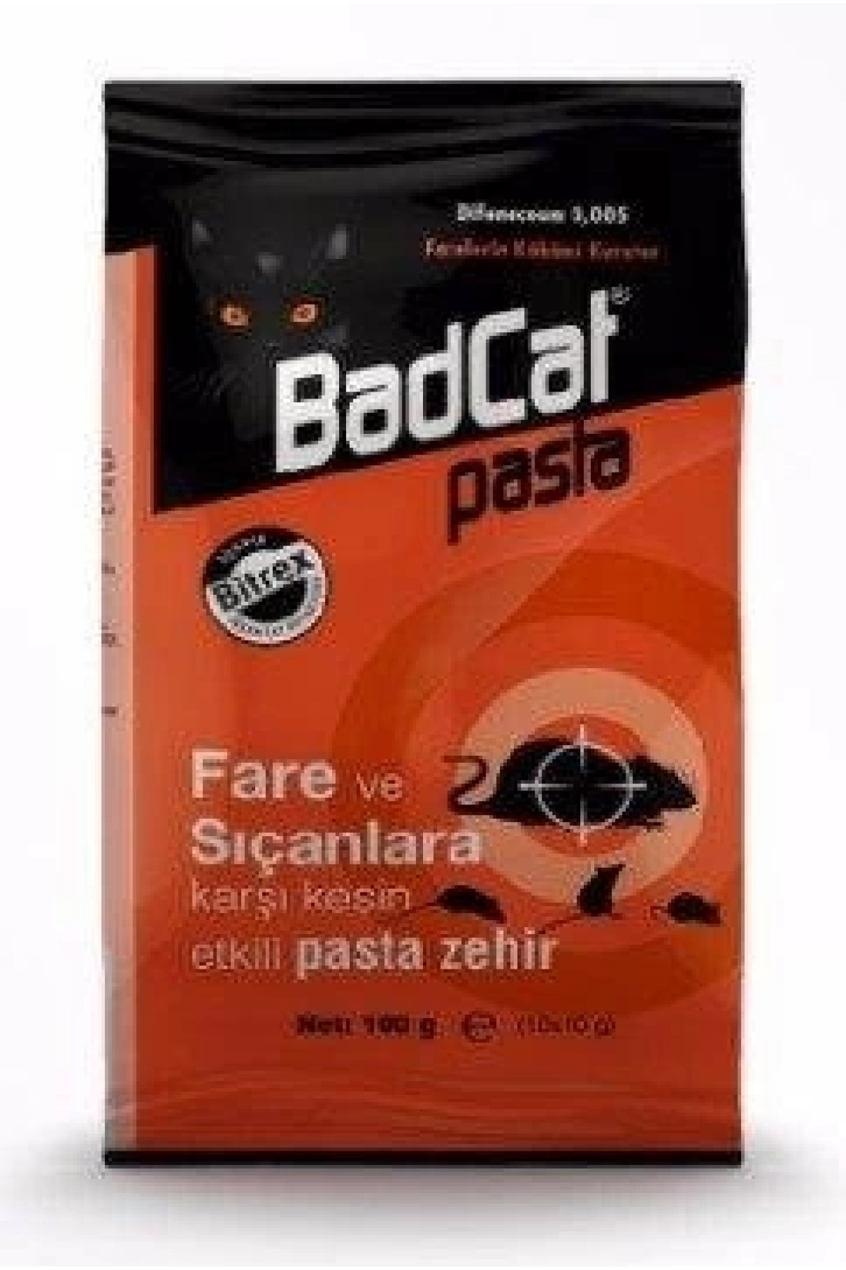 Badcat Fare Ve Sıçanlara Karşı Kesin Etkili Pasta Zehir 100gr