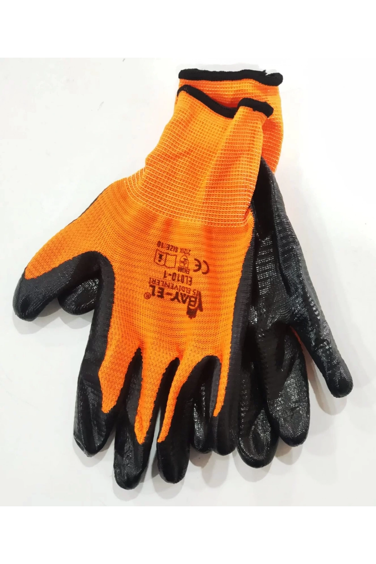 Bay-El El008 Nitril Kaplama Iş Eldiveni 10 Numara