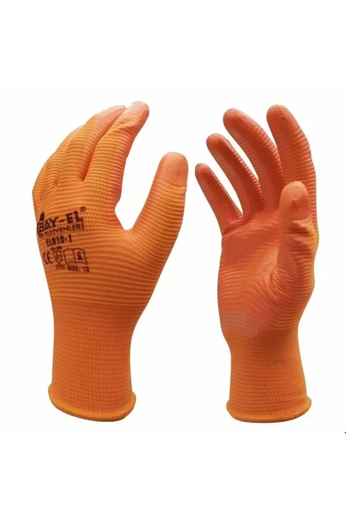 Bay-El Zebra Eldiven Turuncu El007 10 Numara