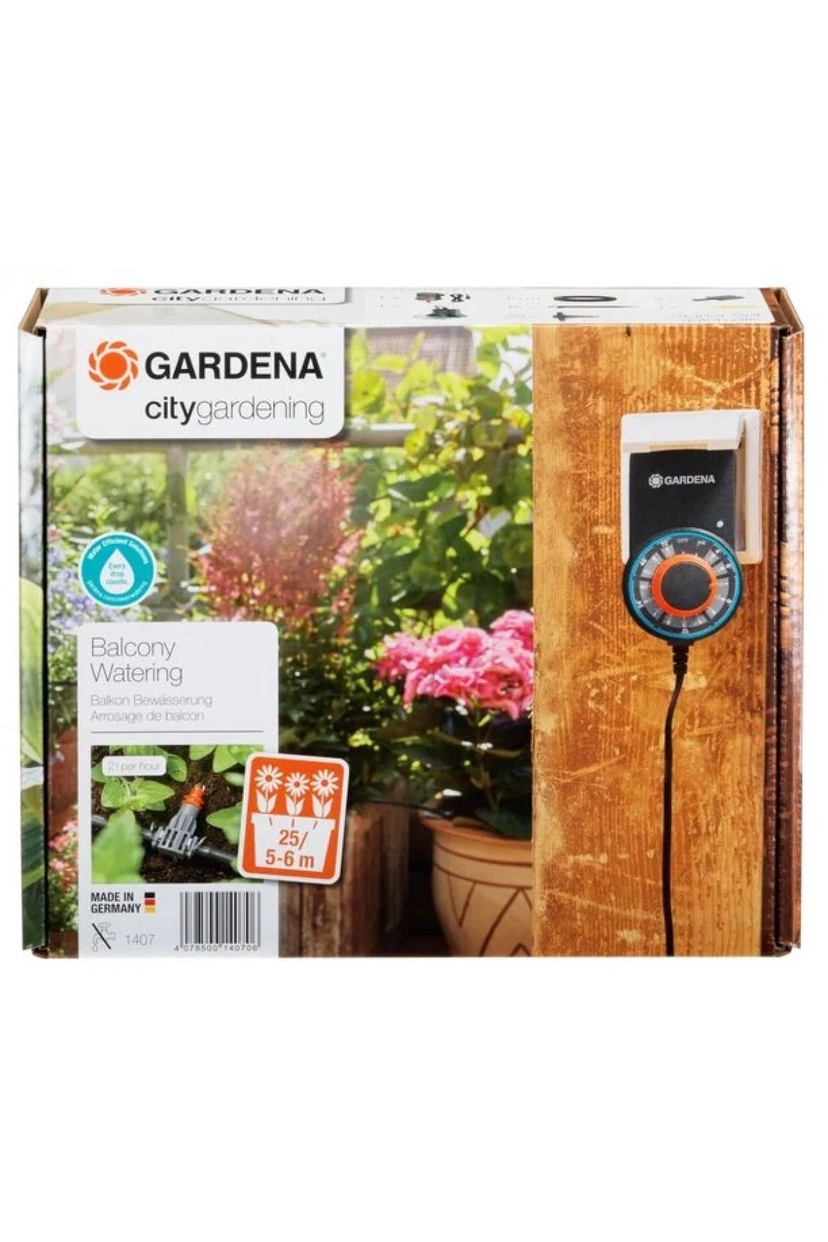 city gardening Balkon Bitkileri Sulama Seti