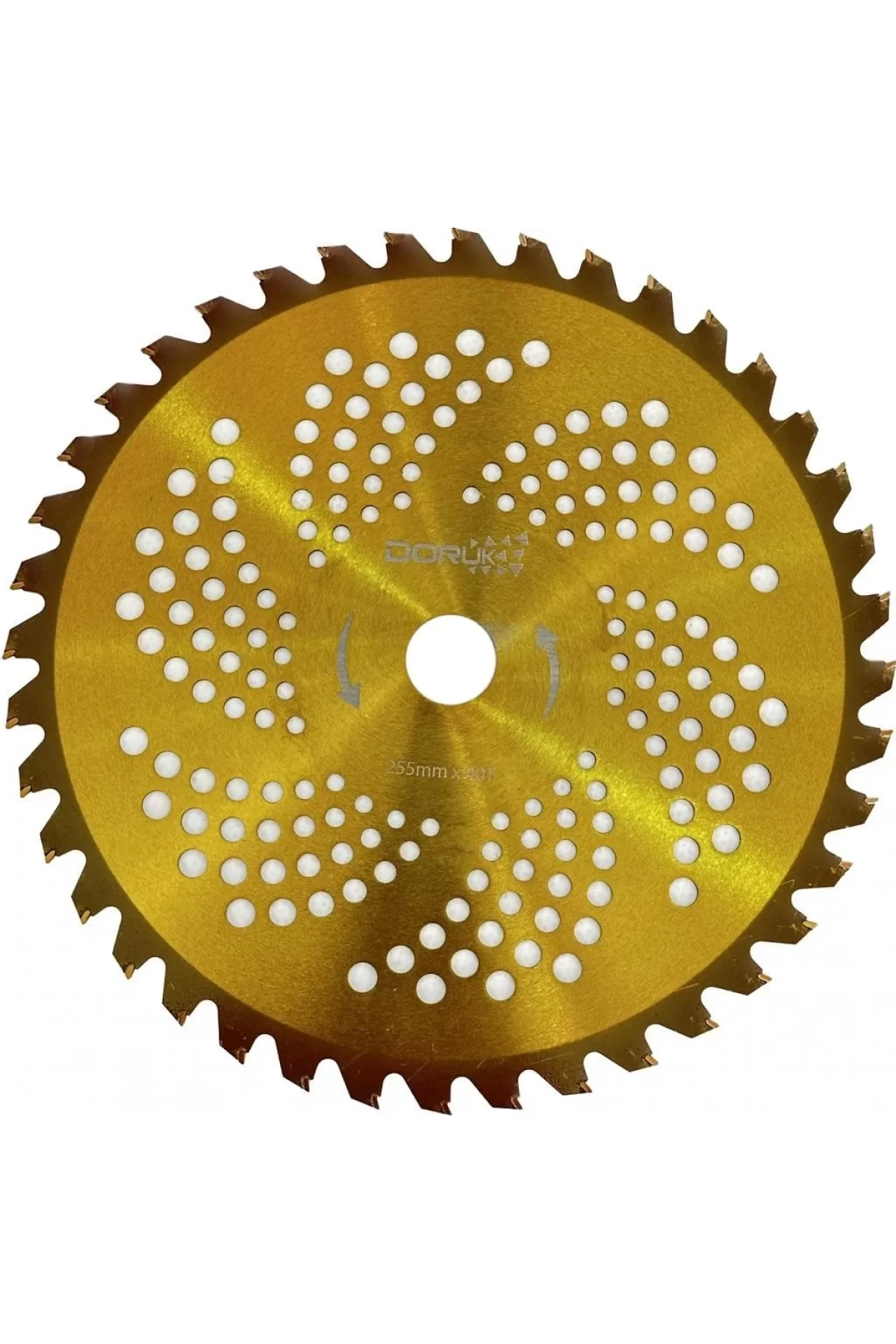 Doruk Motorlu Tırpan Sarı Daire Elmas Bıçak Testere 255Mm