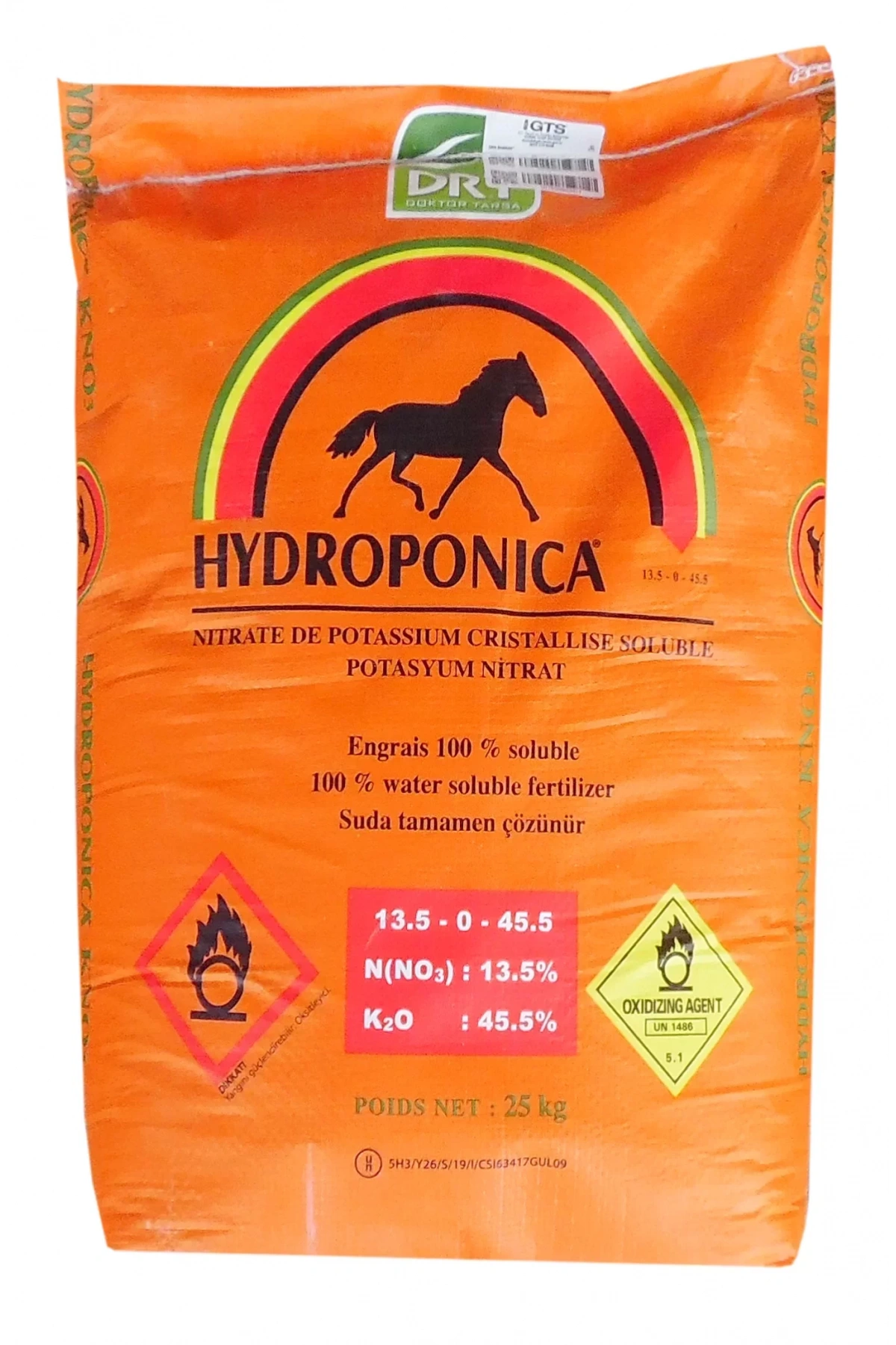Dr Tarsa Hydroponica Potasyum Nıt-rat Gübre 25Kg
