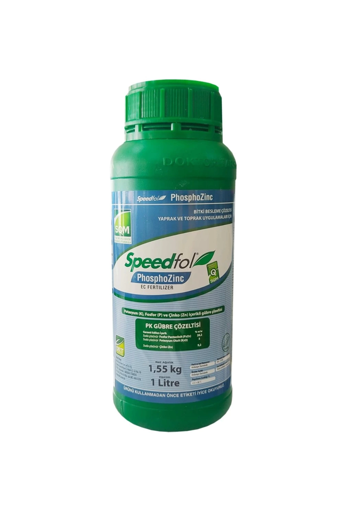 Dr Tarsa Speedfol Phosphozinc 1lt Pk Gübre Çözeltisi Potasyum Çinko Fosfor