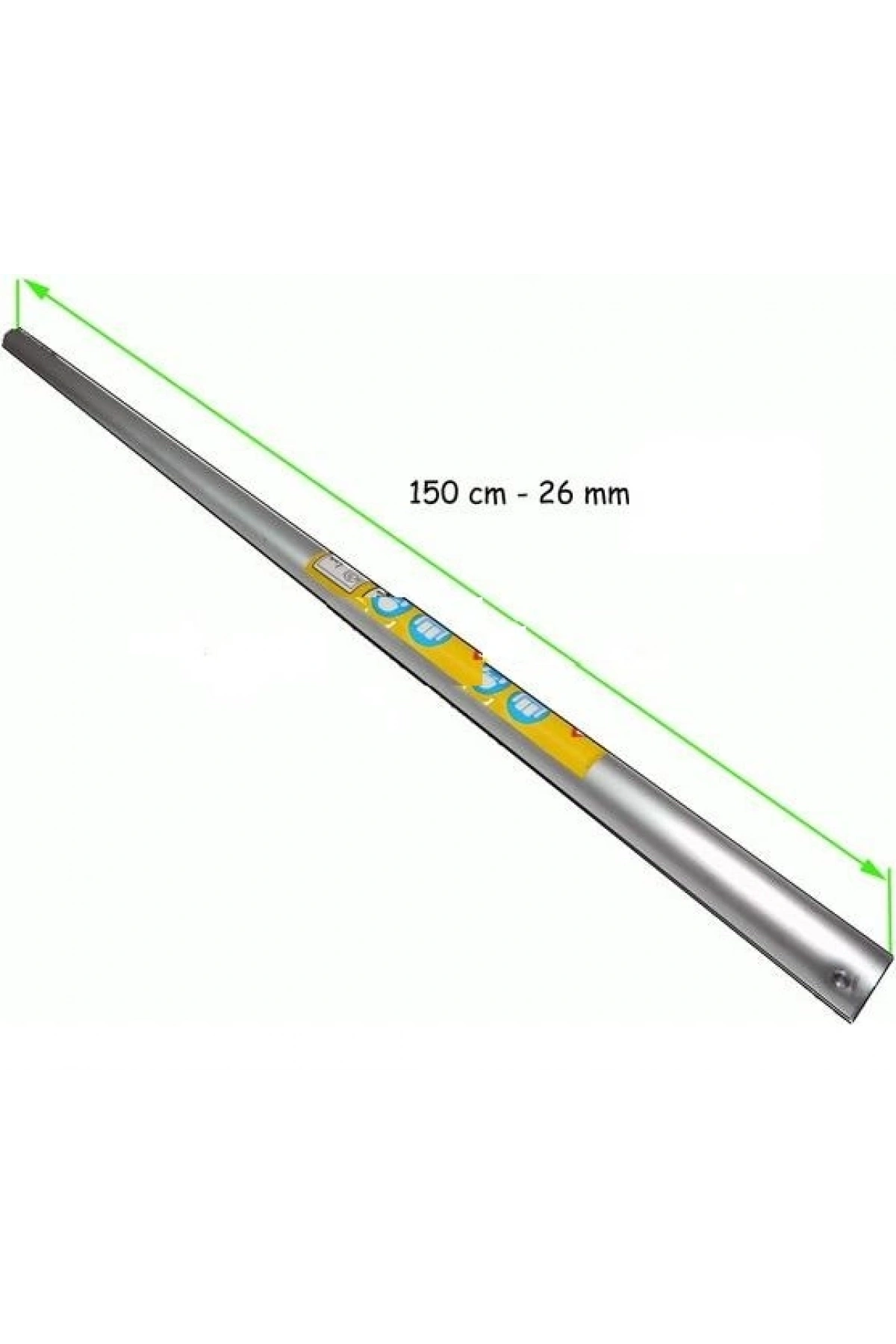 Ferrino Motorlu Tırpan Metal Şaft Borusu 26mm Boru Çapı 150cm