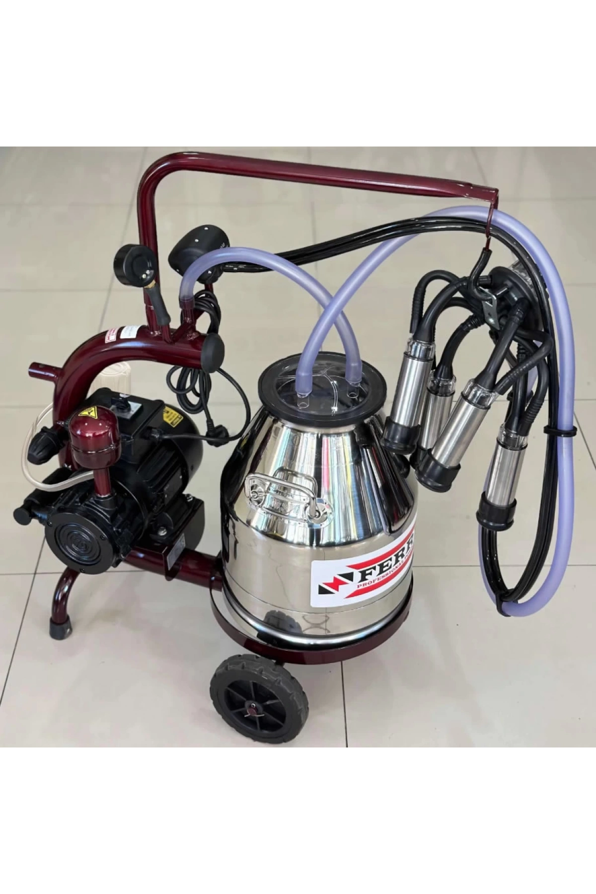 Ferrino Yağlı Tek Sağım C30 Krom Güğüm Sabit