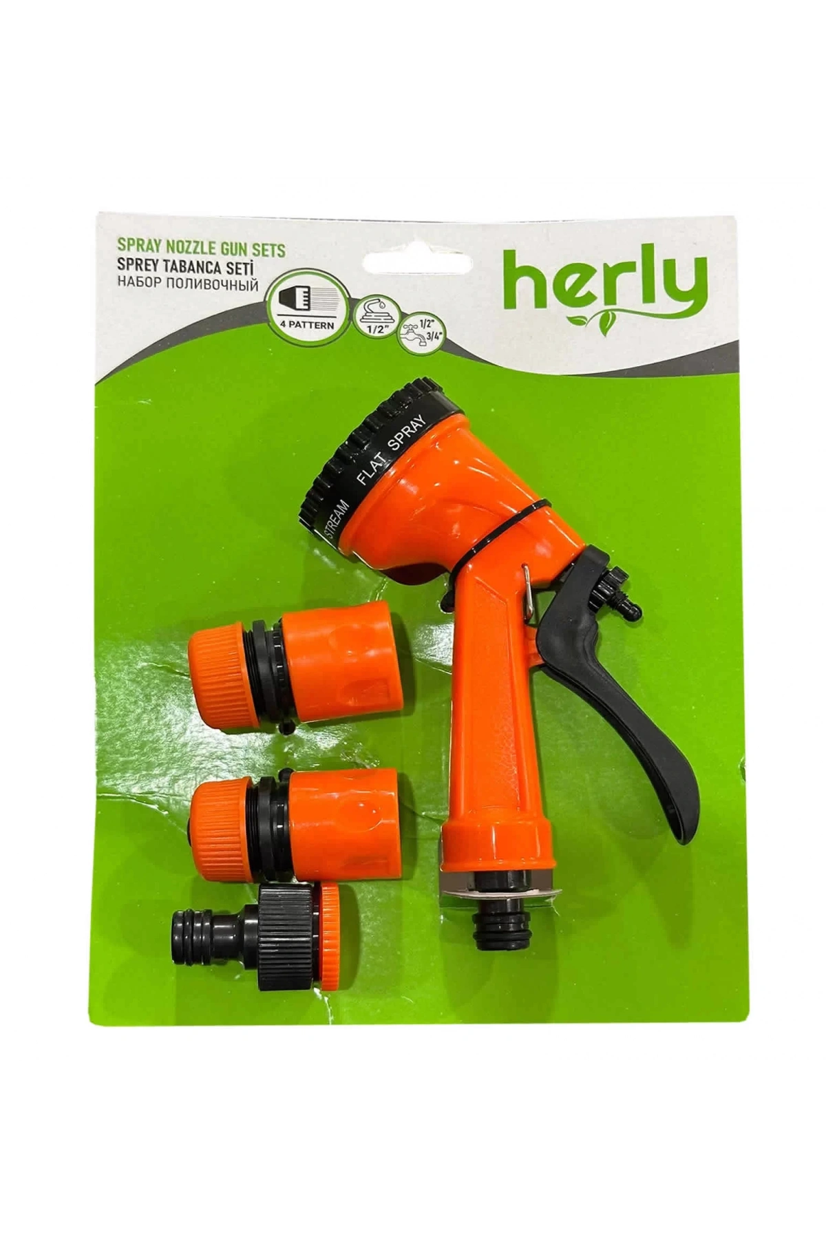 Herly HL1201 Sulama Sprey Tabanca Seti 4 Fonksiyonlu