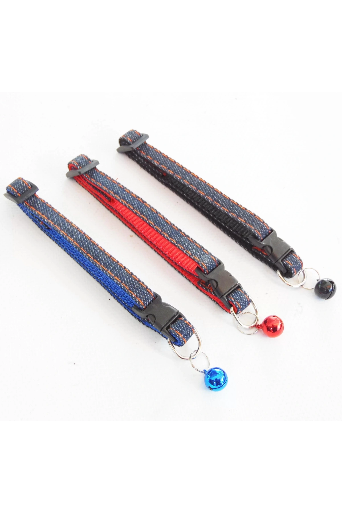 Kedi Köpek Boyun Tasması Desenli Ayarlanabilir Zilli Tasma Hr03