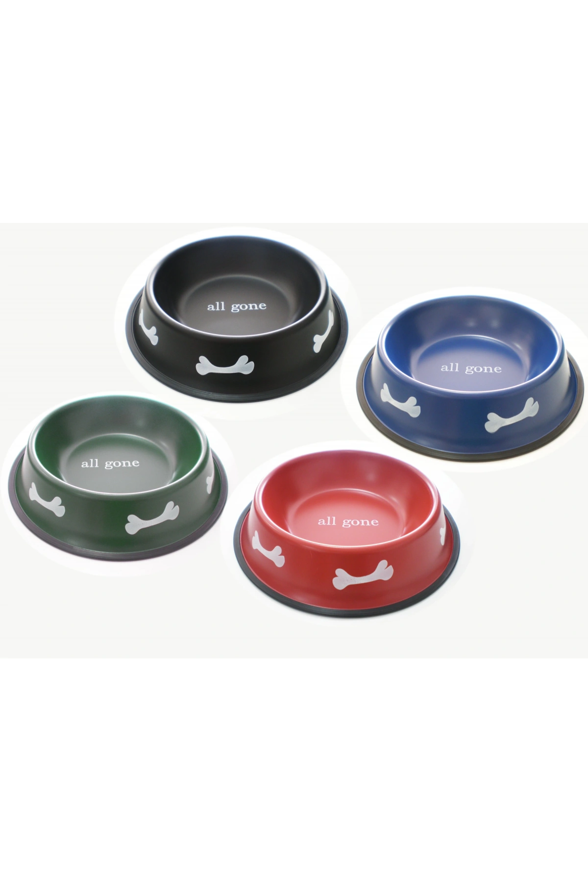 Kedi Köpek Renkli Mama Su Kabı Metal Hrb-136 17Cm